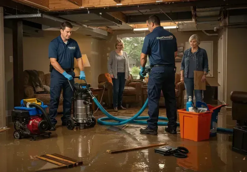 Basement Water Extraction and Removal Techniques process in La Villa, TX